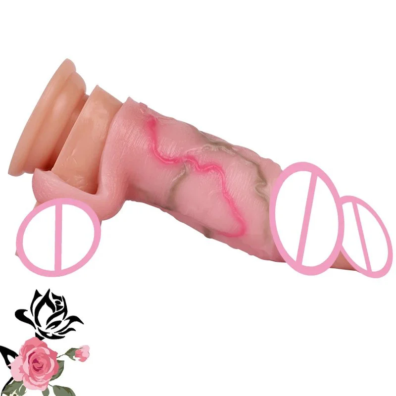 Rubber Penis Soft Silicone Penis Sleeve Waterproof Custom Penis Sleeve Silicone Handjob Masturbation Sex Toy