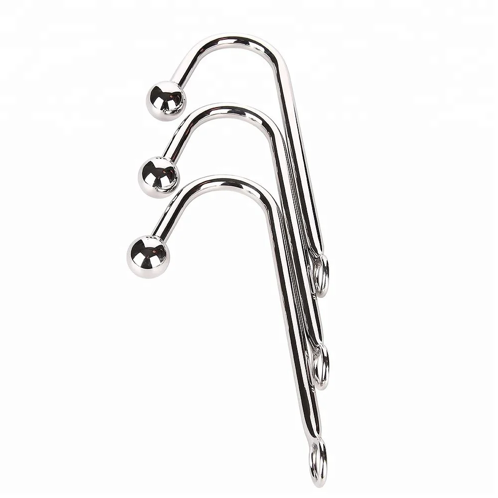 Metal Anal Hook Anal Curved Sexuality Anal Ball Dilator Sex Toys