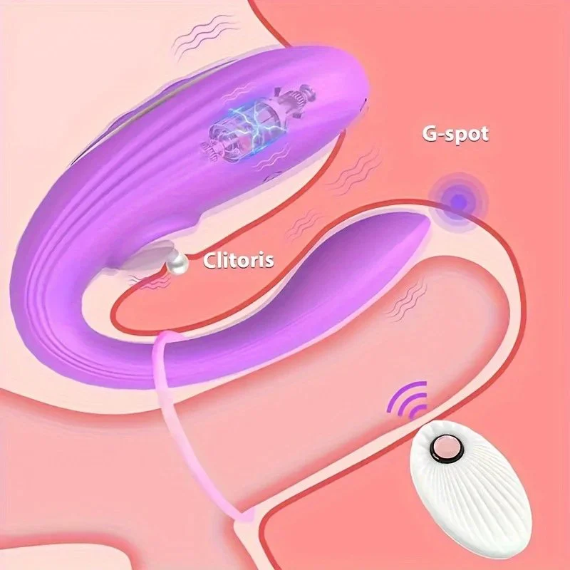 Generation U-Shaped Clitoral Vibrator Multi-Frequency Wearable for Egg for Men and Women