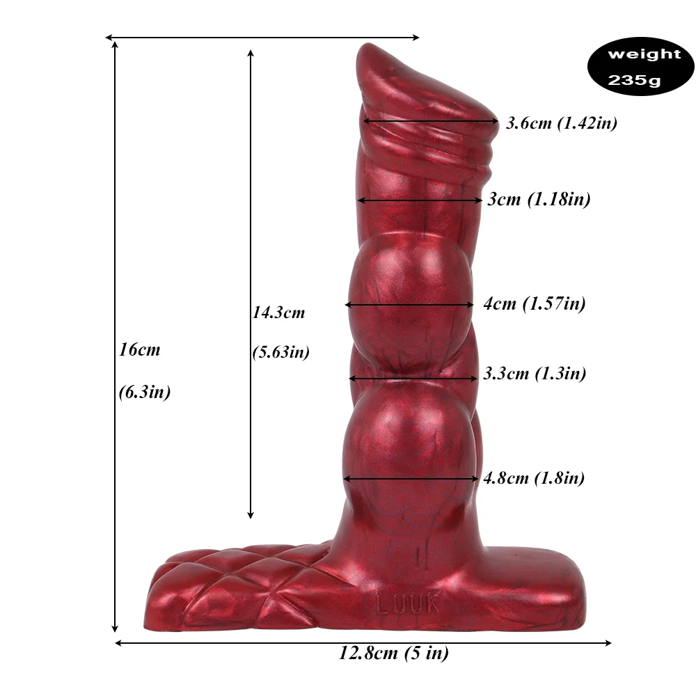 6.3 Inch Small Artificial Animal Vibrating Horse Penis Sleeve Sex Anal Adult Shop Toy