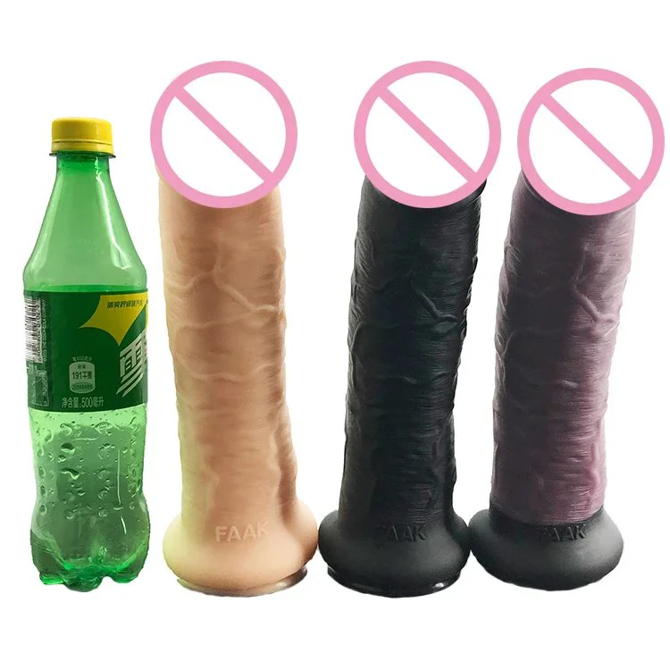 28.5cm 11.22 Thick Dia 5.8cm Soft Silicone Anal Plug Sex Toys Lifelike Flexible Realistic Silicone Huge Dildo for Women
