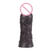 7.36in Closed-End Penis Sleeve Drop-Shippable Silicone Male Enhancement Penis Extender Female-Friendly Couples' Sex Toy