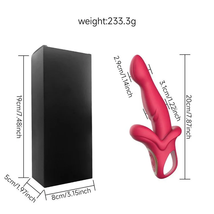10 Frequency Handheld Telescopic Vibrator G-spot Female Masturbation