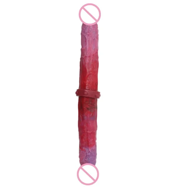 39cm Anal Dilator Silicone Double Headed Dildos Anal Expander Stick Sex Toys for Women Couples