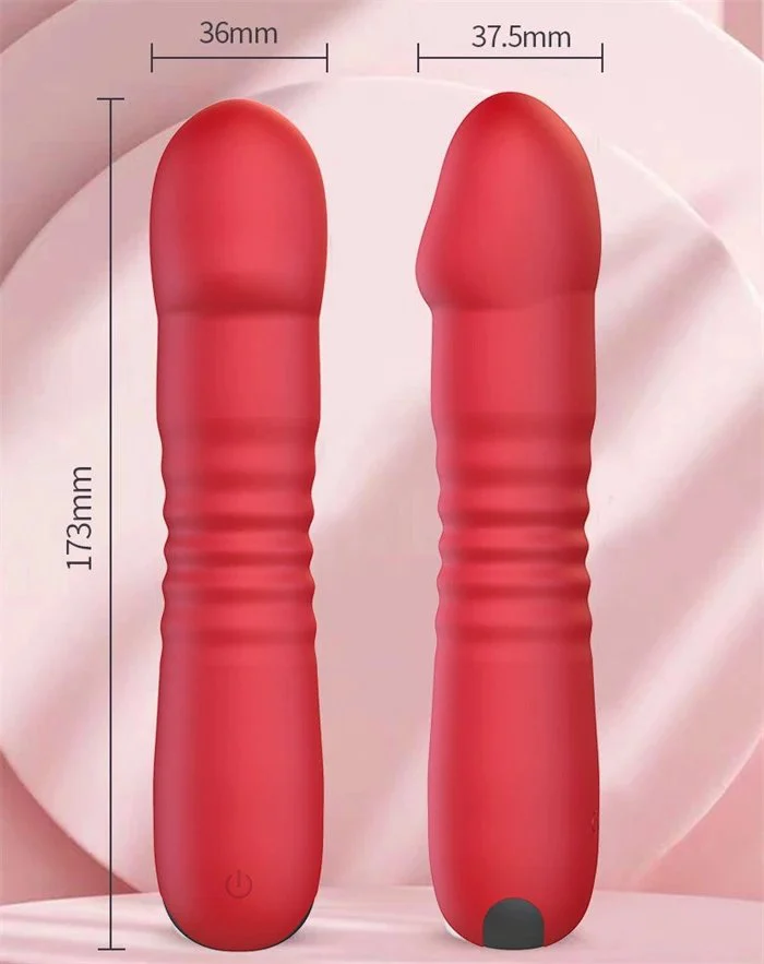 10 Frequency Thrusting Dildo Vibrator for Women Clitoral Pleasure Adult Sex Toy USB Rechargeable Waterproof