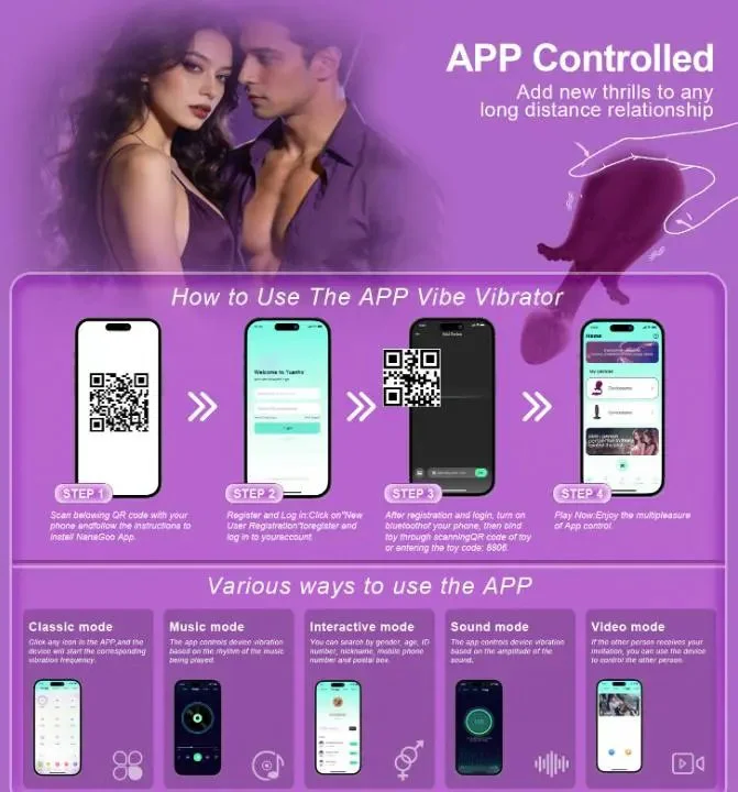 10 Modes App Control Air Pulse Clitoral Stimulation Octopus Shape Vibrator Sex Toys Women