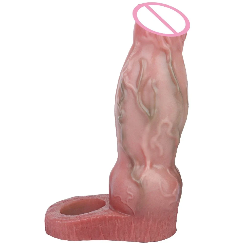 Adult Realistic Liquid Silicone Dildo Sleeves Penis Sleeve,Cock Extender for Men,Penis Sleeve Enlarger Sex Toy