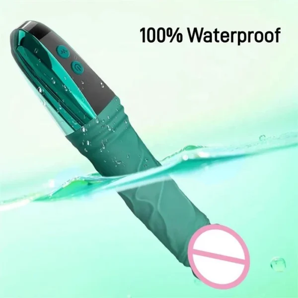 10-Frequency LED Vibrating Clitoral Dildo USB Power Adult Women's Sex Toys with G-Spot and Vaginal Vibrators