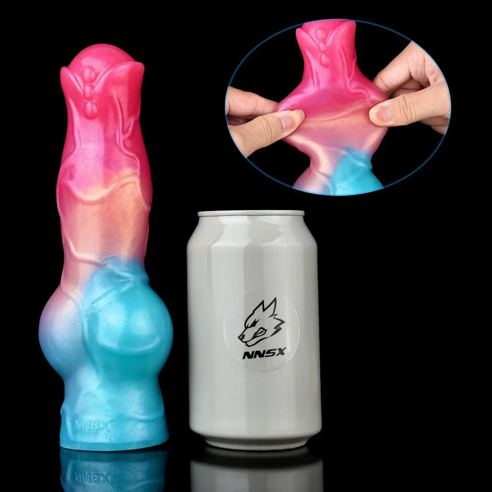 Abnormity Imitation Dog Knot Penis Sleeves Cock Set Extended Chunky Men's
