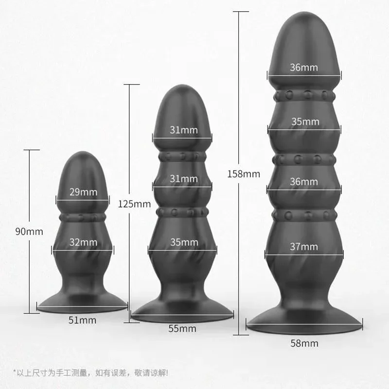 Anal Plug Prostate Vibrator for Men and Women's Masturbation Massage Adult Sex Toys