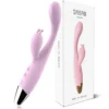 12 Frequency Heating Rechargeable G Spot AV Vibrator Sex Toy for Female