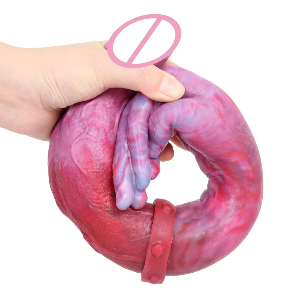 41cm Long Silicone Female Masturbation Device Realistic Double Headed Dildo Sex Toys for Lesbian Sex
