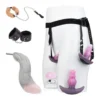 Dildo Anal Plug Game Dress up Kit Collar Plush Tail Gay Vibrating Anal Plug Sexual Stimulation Male Female Sex Toys