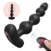 Electric Silicone Remote Vagina Vagina Sex Toy Vibrating Butt Plug Anal Beads Sex Toys for Men and Women