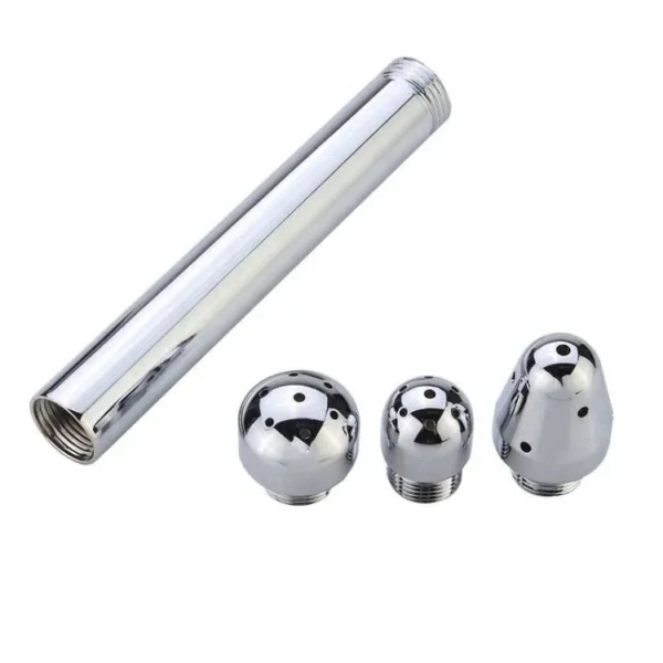1Set Small Shower Head Enema Water Nozzle Anal Plug Head Enema Anal Cleaning Kit Faucet Vaginal Washing
