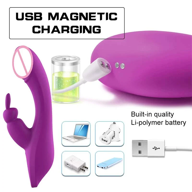 Massage Rotating Realistic Dildos Wave Rabbit Lily Vibrator Lesbian Rabbit Vibration Sensor
