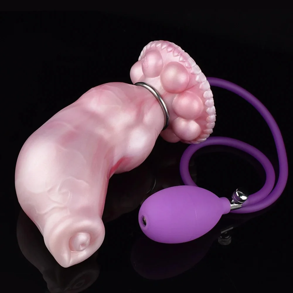 Fantasy Dragon Anal Plug Fantasy Inflatable Dildo Silicone Wolf Knot Anal Butt Plug Silicone Knots Dildoes for Woman Man