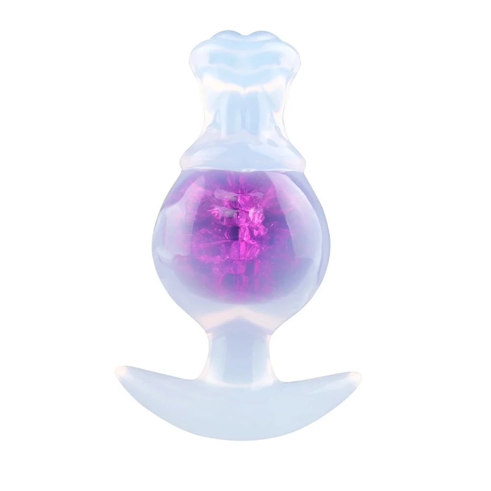 124g colorful Skin-friendly Silicone Anal Stimulation Toy Small - Sized Anal Plug for Beginners Couples' Anal Plug sex toy