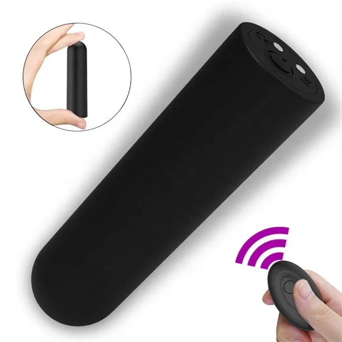 Mini Bullet Vibrator with 10 Frequencies Wireless Remote Control USB Power Supply for Couple Massage or Sex Toys Gift