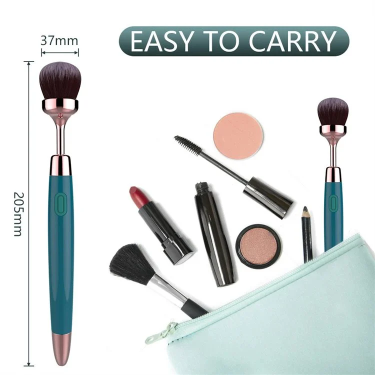 Nipple Clitoral Stimulator 10 Vibration Mode Silicone Makeup Brush Vibrator Discreet Sex Toy for Women