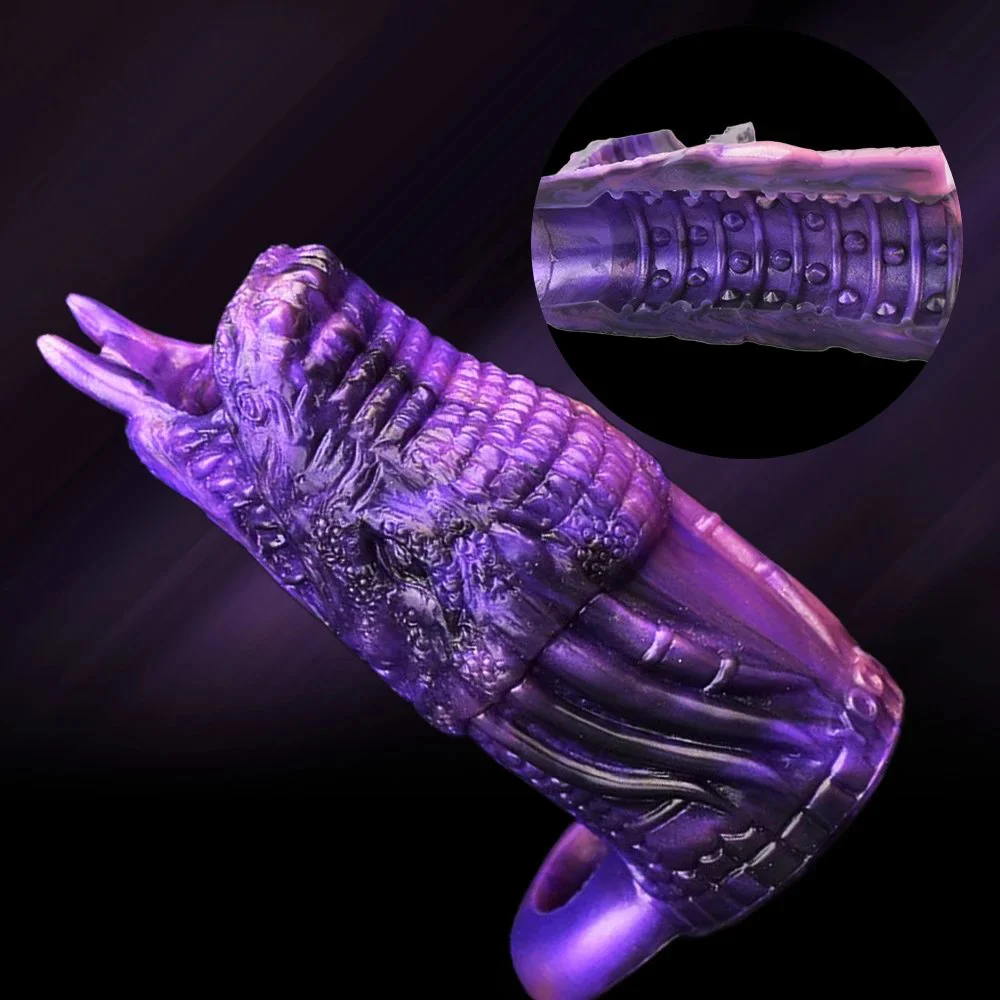 tiger Penis Soft Silicone Penis Sleeve Waterproof Custom Penis Sleeve Silicone Handjob Masturbation Sex Toy