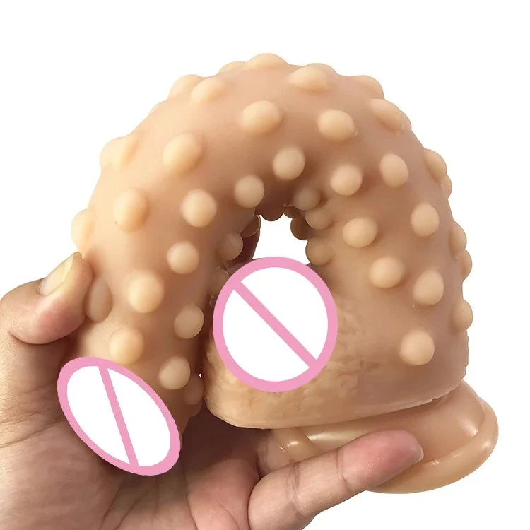 23cm 9 4.5cm Large Realistic Silicone Dildo Flexible Anal Butt Plug Adult Sex Toys Flesh Butt Plug