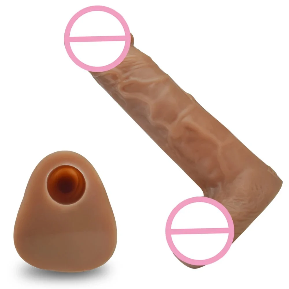 6.77 Inch Realistic Small Massage Penis Artificial Wearable Dildo Chastity Belt Sex to Toy for Women
