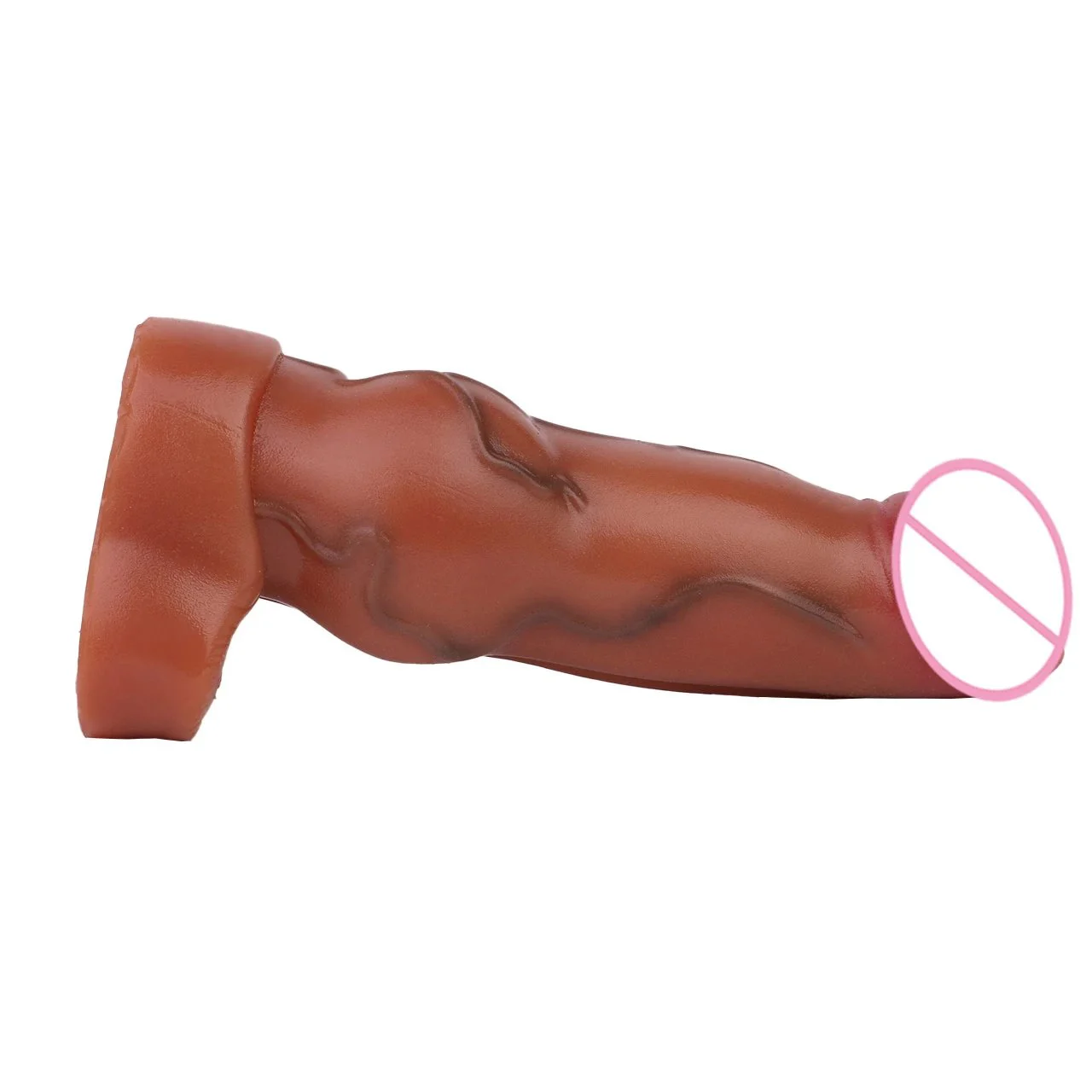 7.48inch Realistic Silicone Penis Sleeve Extender Enlarger Reusable Cock Sleeves Penis Ring Support
