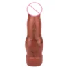 7.48inch Realistic Silicone Penis Sleeve Extender Enlarger Reusable Cock Sleeves Penis Ring Support