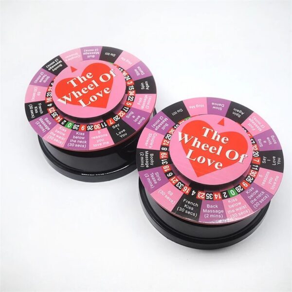 Adult Toys Couple English Electric Drinking Sex Roulette Wheels Turntable the Wheel of Love Game