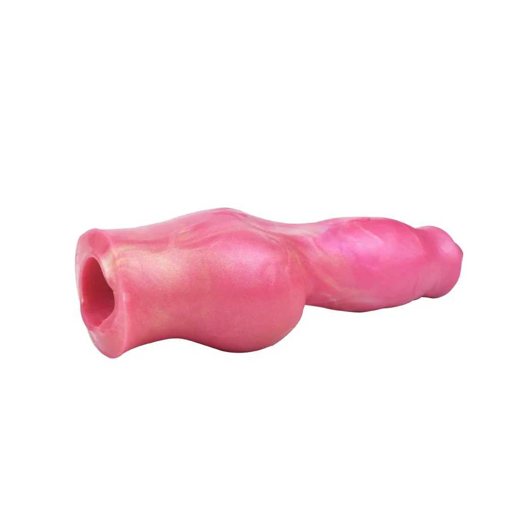 Dog Knot Cock Sleeve Silicone Penis Horse Cock Extender Reusable Condoms for Penis Enlargement