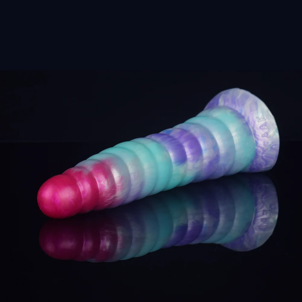 568g Ice Dragon Colour Silicone Anal Plug Adult Erotic Products