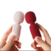 Portable USB Rechargeable 10 Frequency Silicone Vibrating Wand Massage for Women Clitoral & G-Spot Stimulator Sex Toys