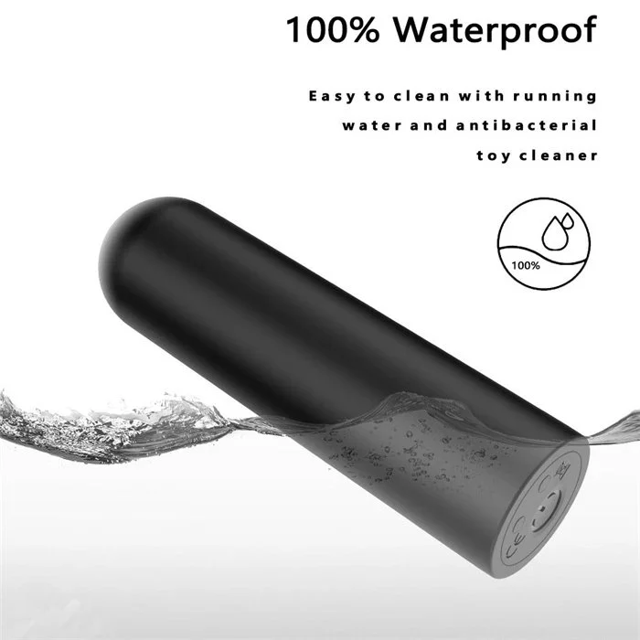Powerful 10-Frequency Silicone Mini Vibrating Bullet G-Spot Clitoral Nipple Massager for Women Sex Toys