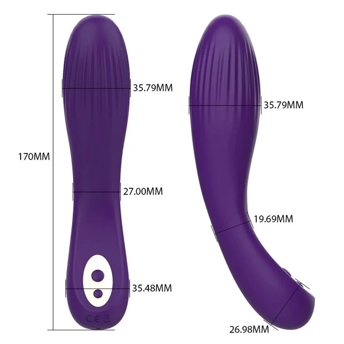 12 Frequency Flexible Women's Clitoral & G-Spot Vibrator for Female Masturbation