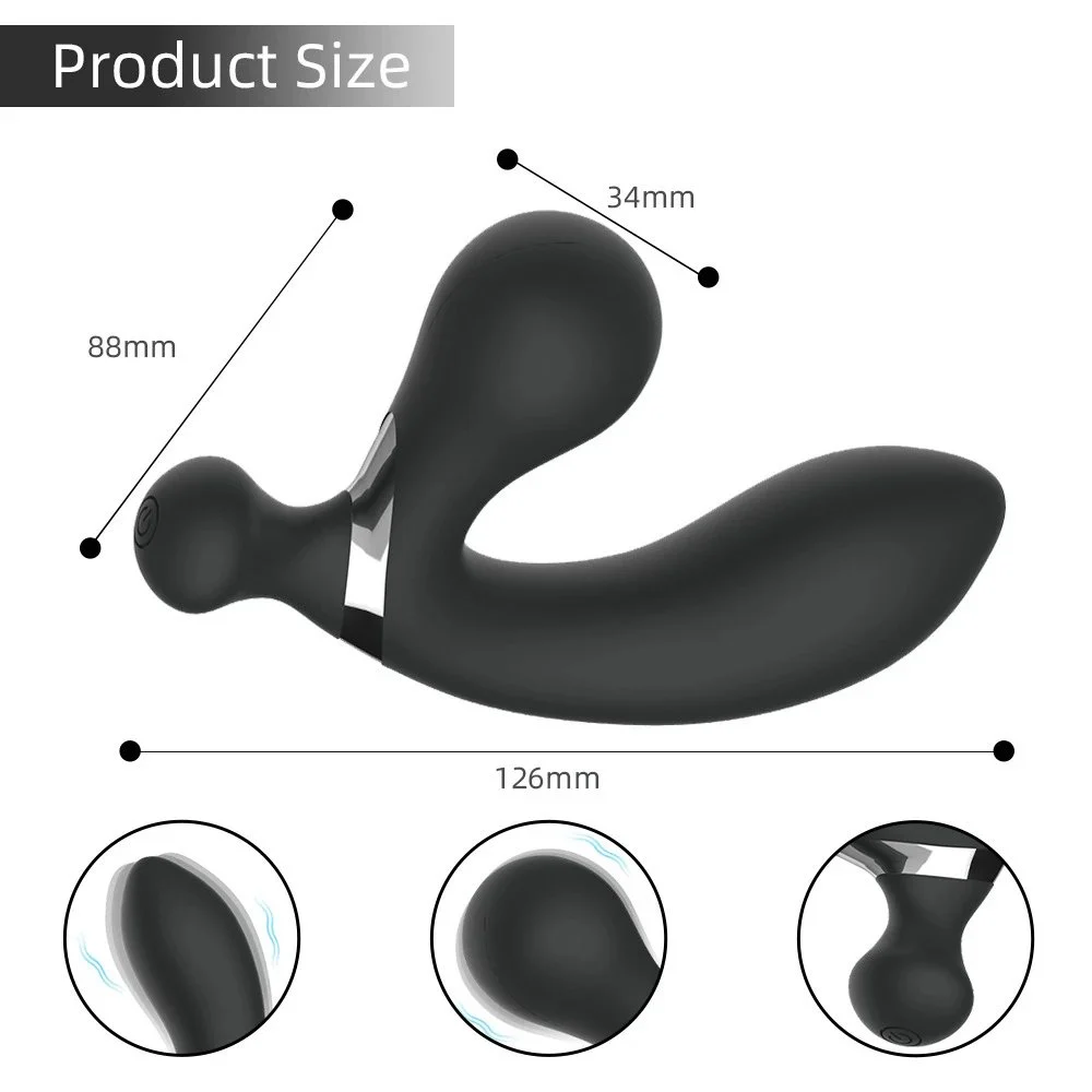 10 Frequencies Vibration Silicone Prostate Massager Wireless Remote Control Male Vibrating Anal Vibrators