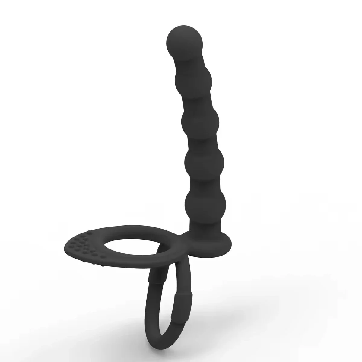 Anal Beads Double Penetration Long Anal Beads Butt Plug Lock Ring Strap on Dildo for Men and Women
