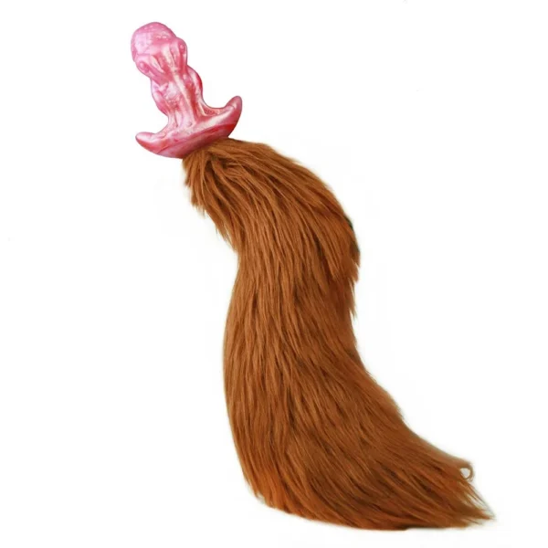 Anal Plug Gag Dildo Vibration Stimulation Unisex Sex Toys Gay Fetish Multi-Purpose Anal Plug Wear Plush Tail Sex Toy Set