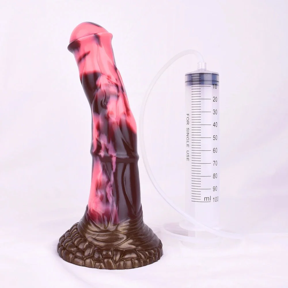 Phantom Night Horse Dildo Density Squirting Dildo Realistic Ejaculating Penis Sex Toy for Homosexual Fetish Toy