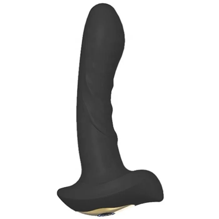 Adult Male Sex Toys 10 Frequency Vibrating Prostate Massage Silicone G Spot Stimulating Butt Plug for Male and Female