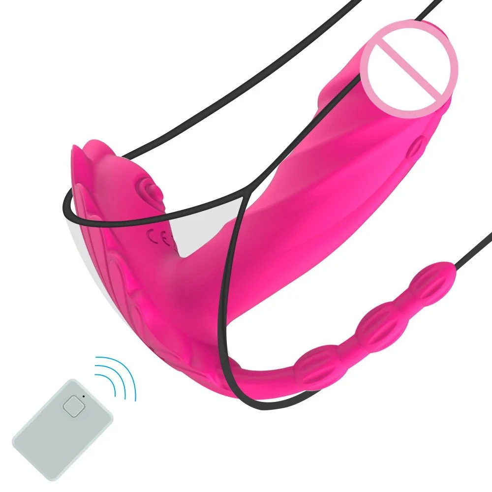 10 Frequency Sex Toys Wearable Vibrator Anal Plug Remote Control Vibrating Dildo Panties for Women