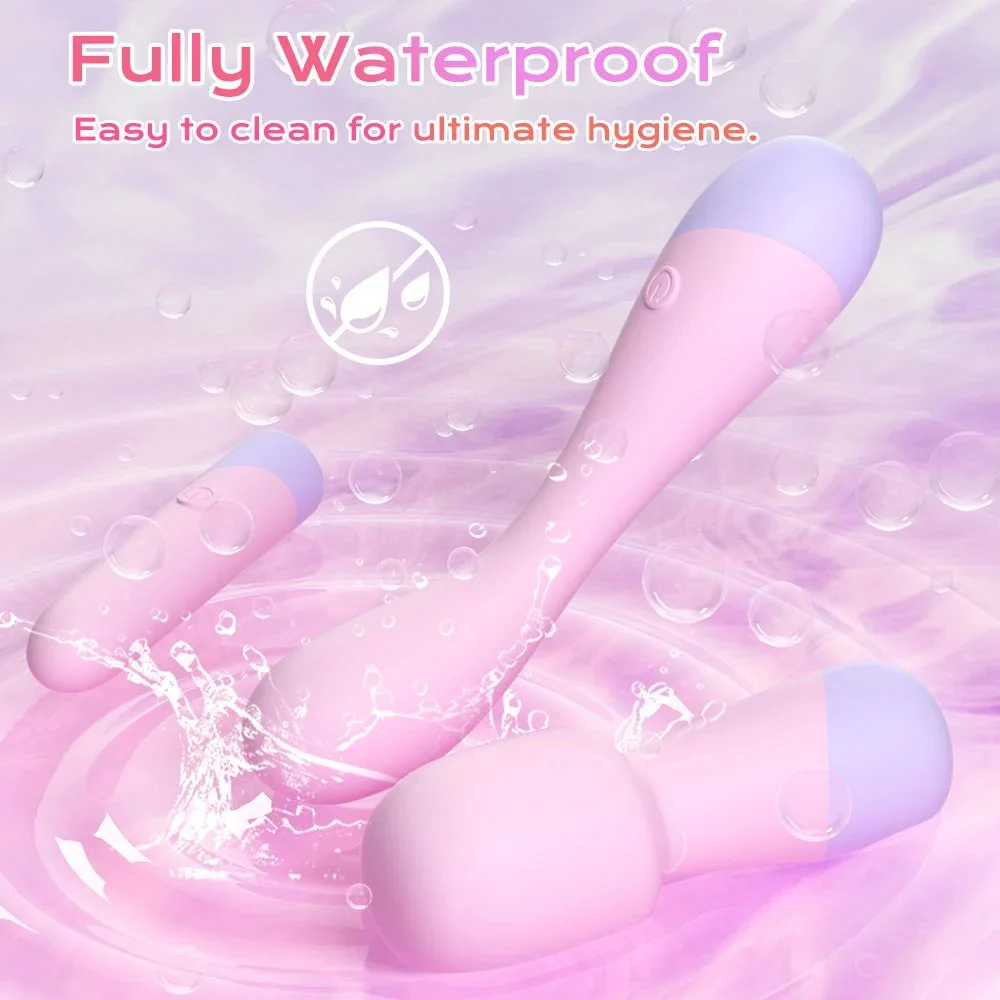 10 Frequency Female G-Spot Small Bullet Vibrator Women Mini Pink AV Wand USB Rechargeable 100% Waterproof