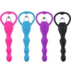 1 Speed Vibrating Silicone Anal Beads Sex Toys for Enhanced Sexual Pleasure