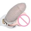 304 Stainless Steel Male Chastity Cage Reticular Mesh with Curved or Round Ring for Male Chastity Life