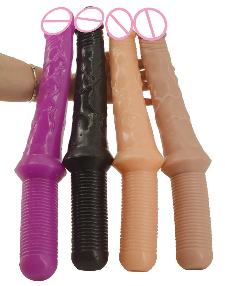 16 Inch Toys Sex Adult Dual Use Dildo Sword Long Thick Shaft Sword Dildo Plus Hilt Butt Plug Blade Dildo