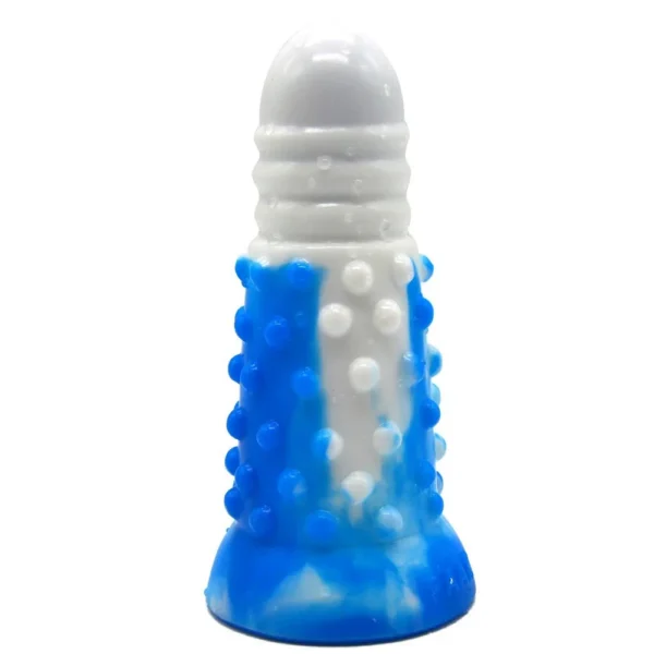 18cm 6.8cm Fantasy Soft Dotted Simulation Novelty Sex Toy Dildo Butt Plug Masturbator Sex Toys Anal for Man Women Couples
