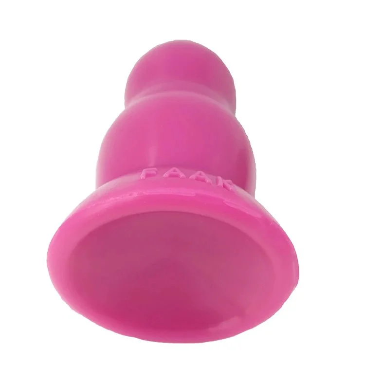 15cm 5.9 5.7cm Thick Silicone Dildo Big Anal Toys Huge Butt Plug Double Round Ball Shape pink Adult Sex Toys 4 Men for Men