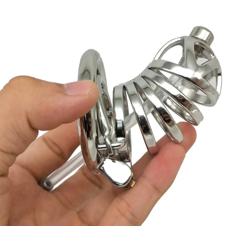 12B Chastity Lock Adult Chastity Apparatus Stainless Steel Series Hair Anti - Derailment