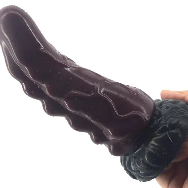 17.2cm 6.5 4.4cm Big Premium Original Silicone Animal Horn Dildo Realistic Anal Butt Plug Sex Toy Artificial Dildo for Men