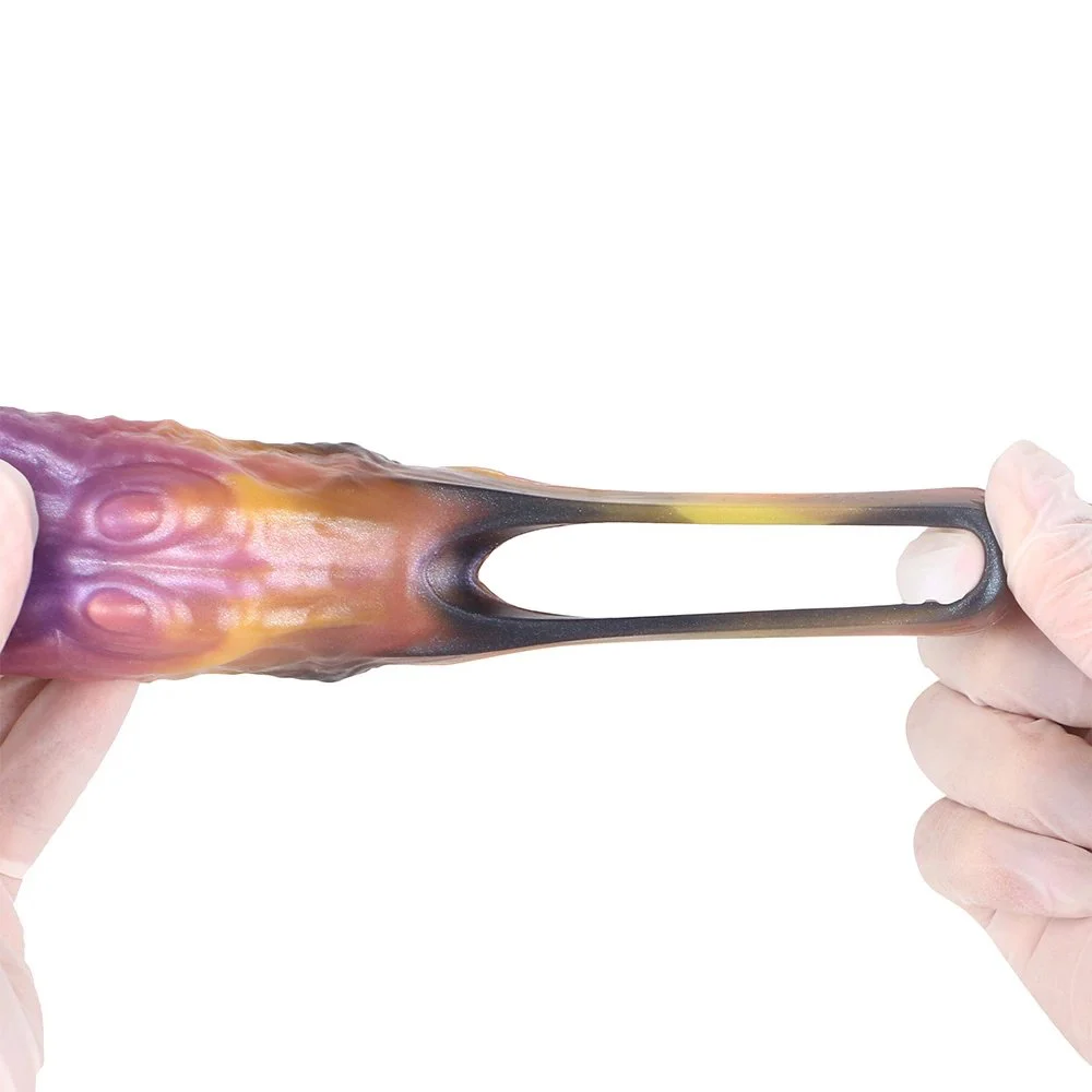 133g Silicone High Elasticity & Ultra-thin Fantasy Male Cock Sleeves with Cock Ring Penis Enlargement Delay Ejaculation Sex Toy